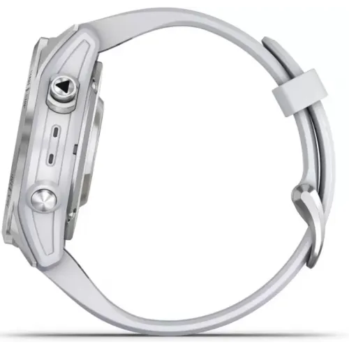 Умные часы Garmin Epix Pro Gen 2 Standard 42 мм (серебро/белый камень)