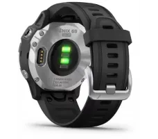Умные часы Garmin Fenix 6 Solar 42 мм (серебристый/черный)