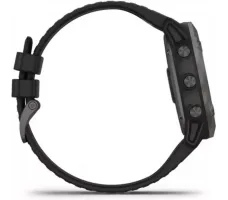 Умные часы Garmin Fenix 6X Pro Solar (титановый серый DLC/черный)