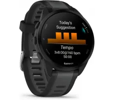Умные часы Garmin Forerunner 165 (черный/сланцево-серый)