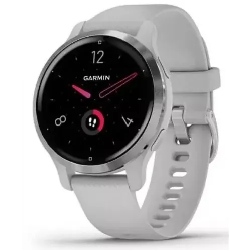 Умные часы Garmin Venu 2S (нержавеющая сталь/серый)