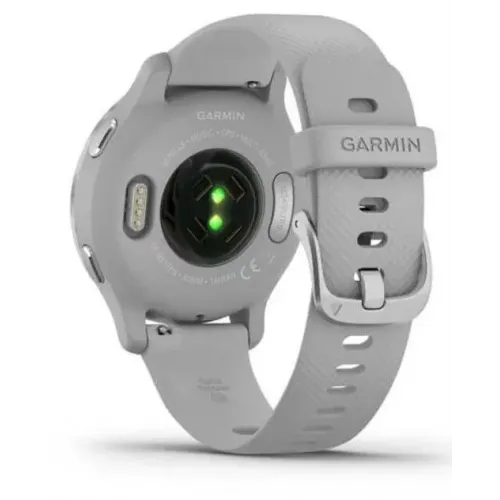 Умные часы Garmin Venu 2S (нержавеющая сталь/серый)
