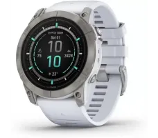 Умные часы Garmin Epix Pro Gen 2 Sapphire 51 мм (титан/белый камень)