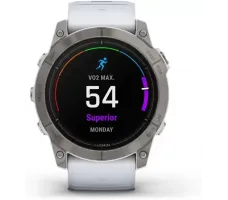 Умные часы Garmin Epix Pro Gen 2 Sapphire 51 мм (титан/белый камень)