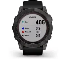 Умные часы Garmin Fenix 7X Sapphire Solar 51 мм (черный титан/черный)