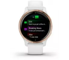 Умные часы Garmin Venu 2S (розовое золото/белый)