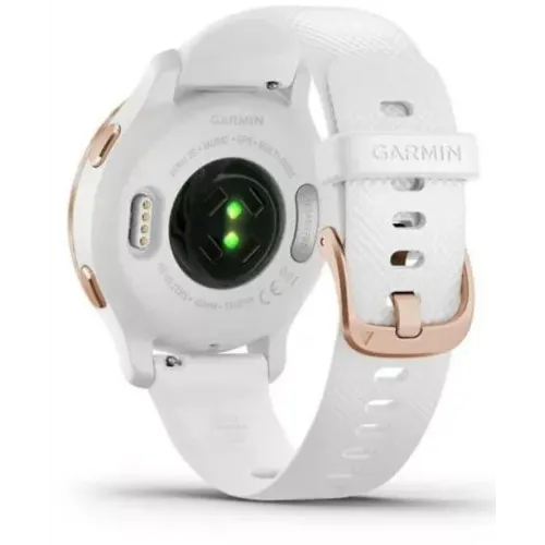 Умные часы Garmin Venu 2S (розовое золото/белый)