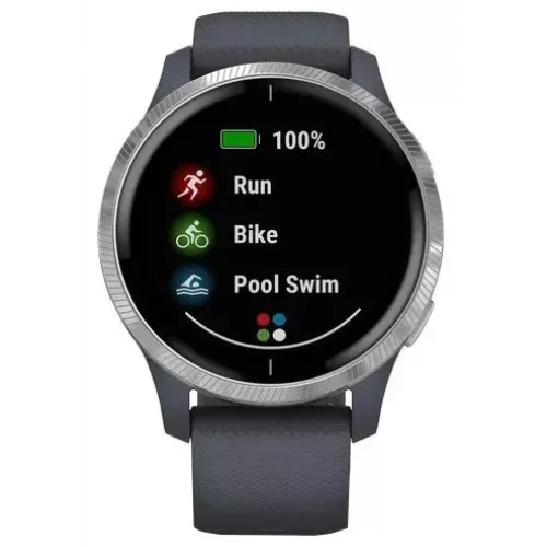 Умные часы Garmin Venu Silver/Blue