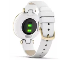 Умные часы Garmin Lily (светло-золотистый, белый/кожаный ремешок)