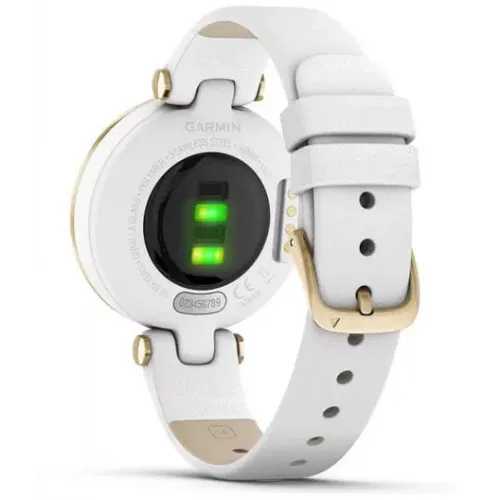 Умные часы Garmin Lily (светло-золотистый, белый/кожаный ремешок)
