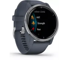 Умные часы Garmin Venu 2 (нержавеющая сталь/синий гранит)