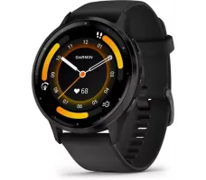 Умные часы Garmin Venu 3 (черный, с силиконовым ремешком)