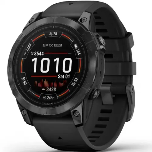 Умные часы Garmin Epix Pro Gen 2 Standard 47 мм (сланцево-серый/черный)