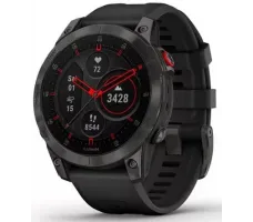 Умные часы Garmin Epix Sapphire Gen 2 (черный титан/черный)