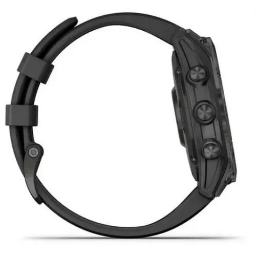 Умные часы Garmin Epix Sapphire Gen 2 (черный титан/черный)
