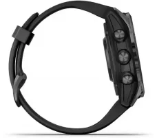 Умные часы Garmin Fenix 7S Pro Sapphire Solar (карбоново-серый титан/черный)