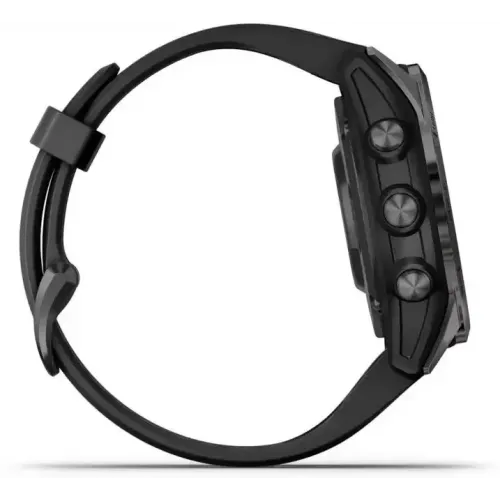 Умные часы Garmin Fenix 7S Pro Sapphire Solar (карбоново-серый титан/черный)