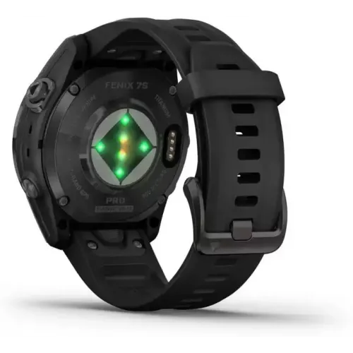 Умные часы Garmin Fenix 7S Pro Sapphire Solar (карбоново-серый титан/черный)