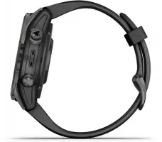 Умные часы Garmin Fenix 7S Pro Sapphire Solar (карбоново-серый титан/черный)