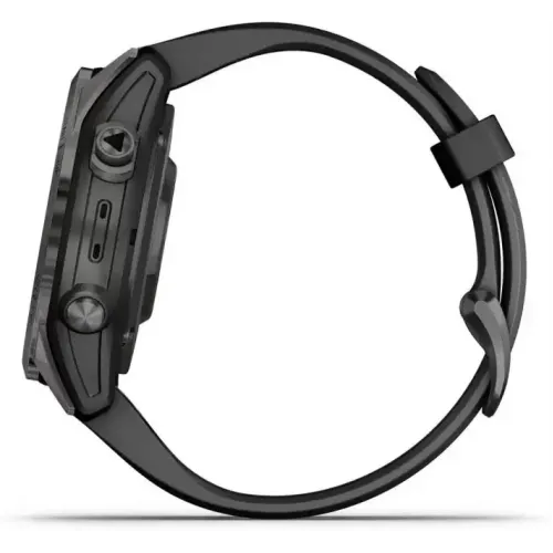 Умные часы Garmin Fenix 7S Pro Sapphire Solar (карбоново-серый титан/черный)