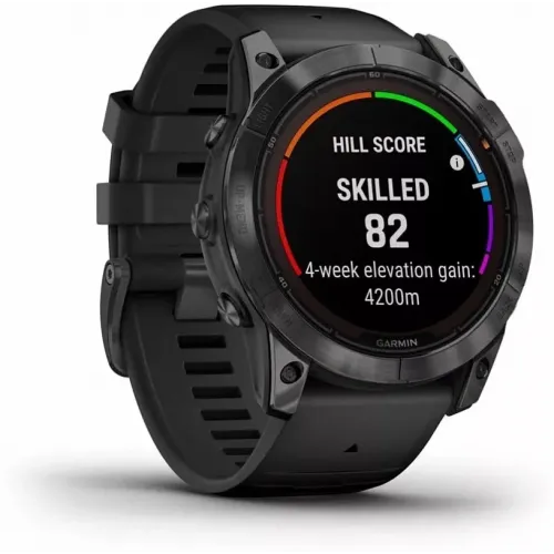 Умные часы Garmin Fenix 7X Pro Solar (сланцево-серый/черный)