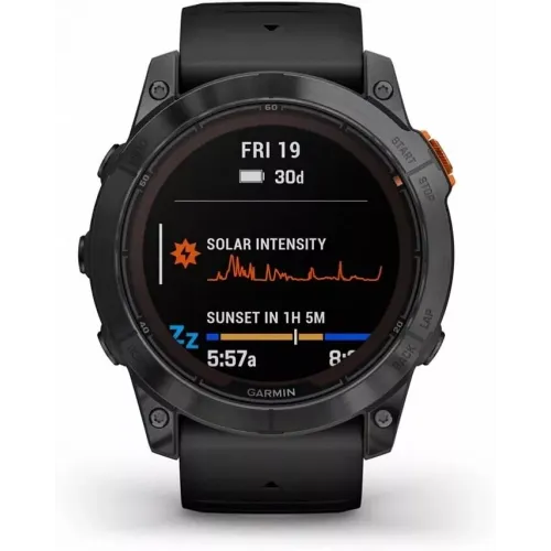 Умные часы Garmin Fenix 7X Pro Solar (сланцево-серый/черный)