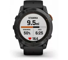 Умные часы Garmin Fenix 7X Pro Solar (сланцево-серый/черный)