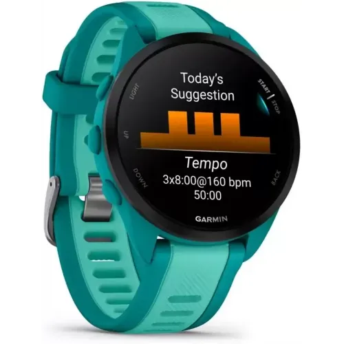 Умные часы Garmin Forerunner 165 Music (бирюзовый/аква)