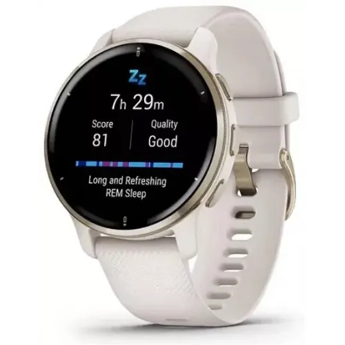 Умные часы Garmin Venu 2 Plus (золотистый/бежевый)