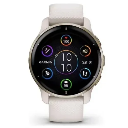 Умные часы Garmin Venu 2 Plus (золотистый/бежевый)