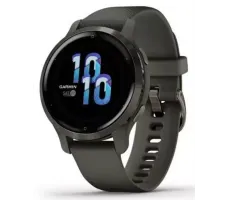 Умные часы Garmin Venu 2S (сланцевая нержавеющая сталь/черный)