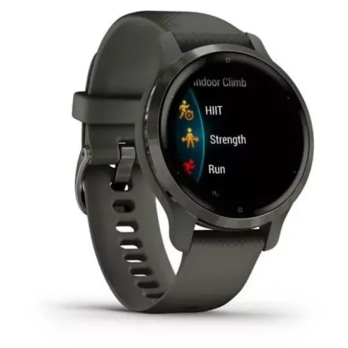 Умные часы Garmin Venu 2S (сланцевая нержавеющая сталь/черный)