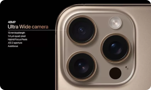 Камера iPhone 16 Pro Max - видео 4K 120 fps уровня кино 