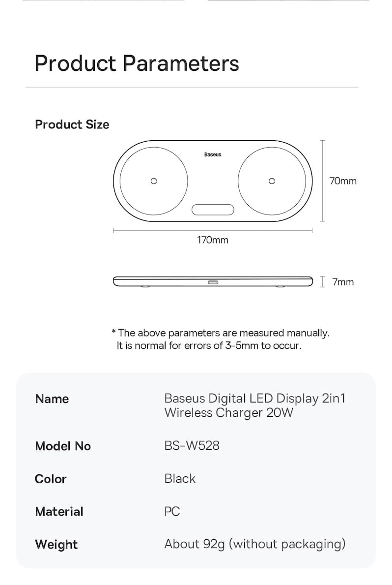 характеристики зарядки