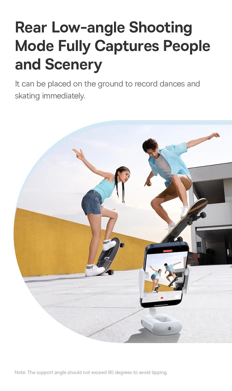 режим съемки под низким углом