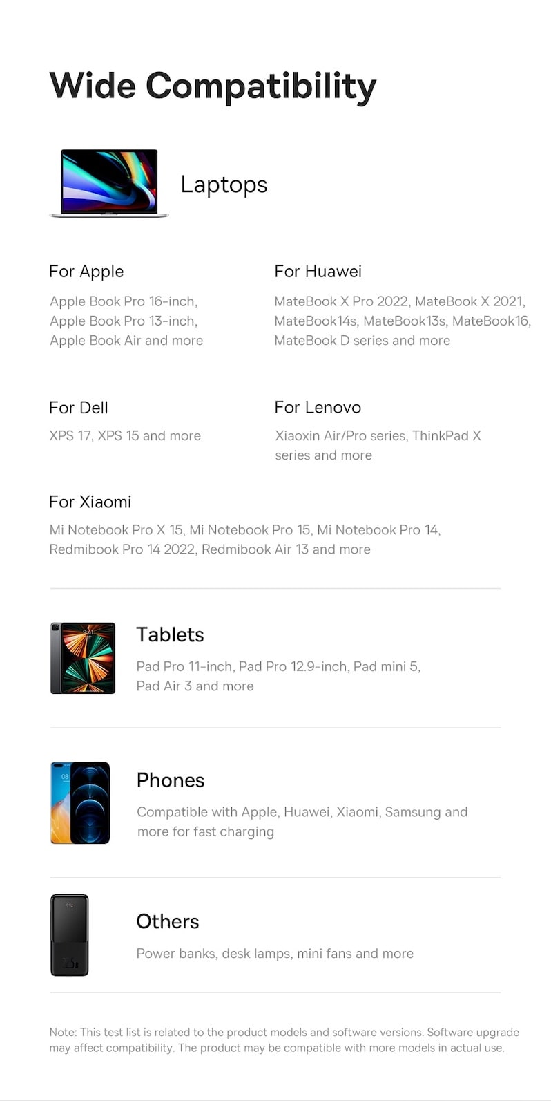для различных устройств