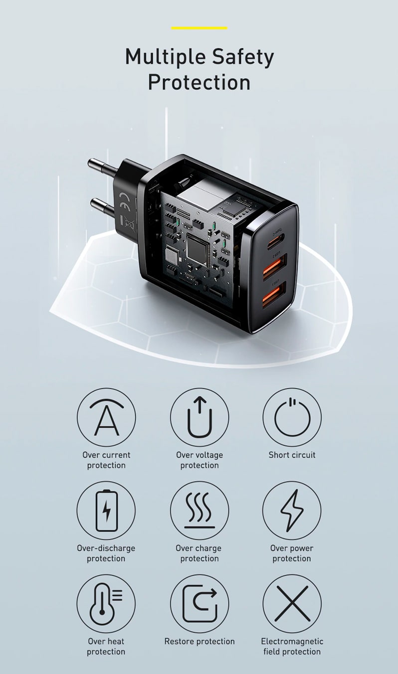 внутри сетевого зарядного устройства